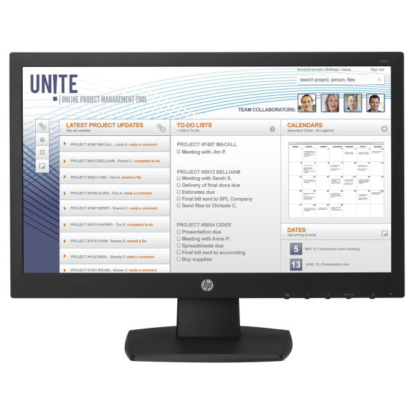 HP Monitor v197a 