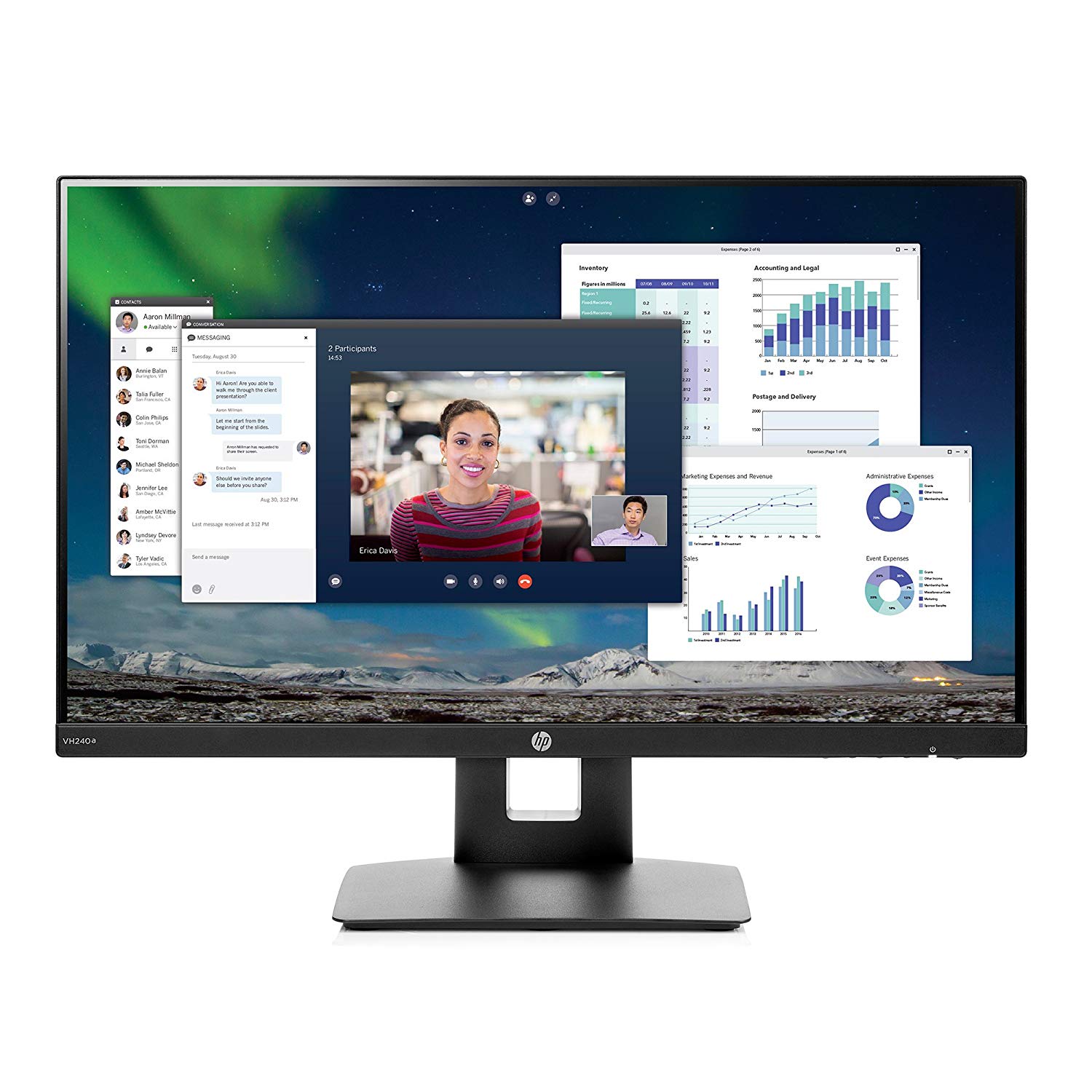 HP Monitor VH240 
